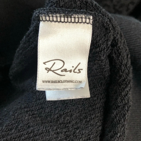 Rails Nico Black Flocked Cobra Hoodie Size Large - Picture 13 of 13